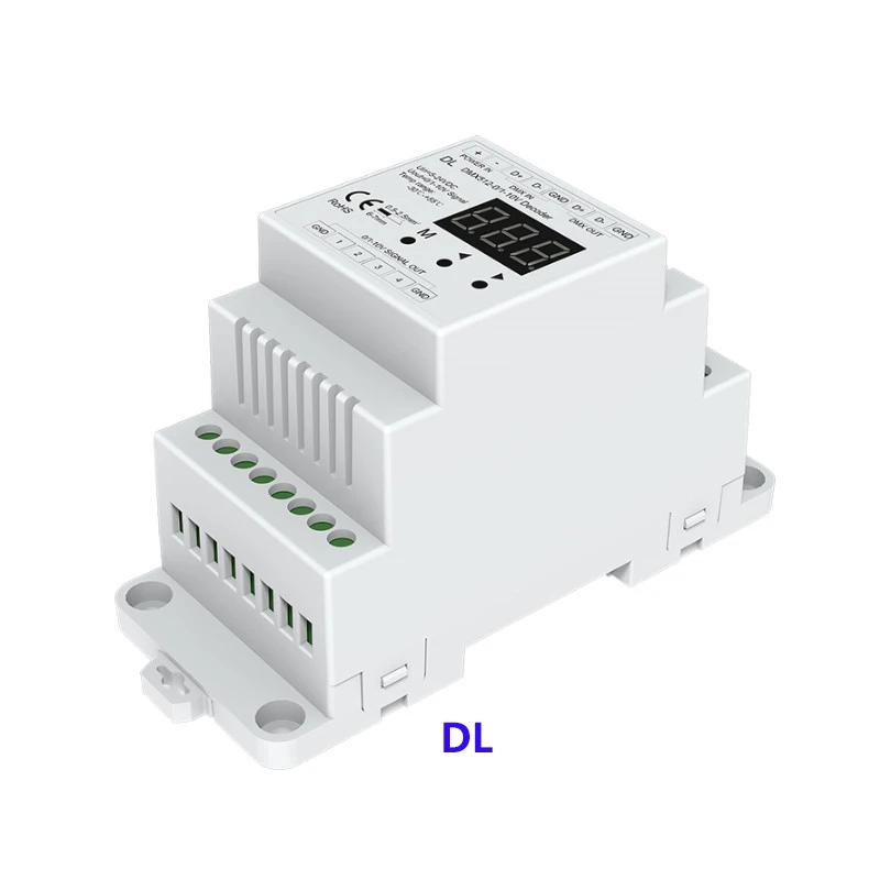 LED  DC5V-24V, DL DMX512, 4CH ڴ, DMX 512 ȣ, 0-10V, RGB, RGBW Ʈѷ, 4 ä